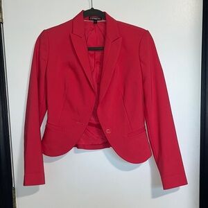 Express Women's Vibrant pink Suit Jacket